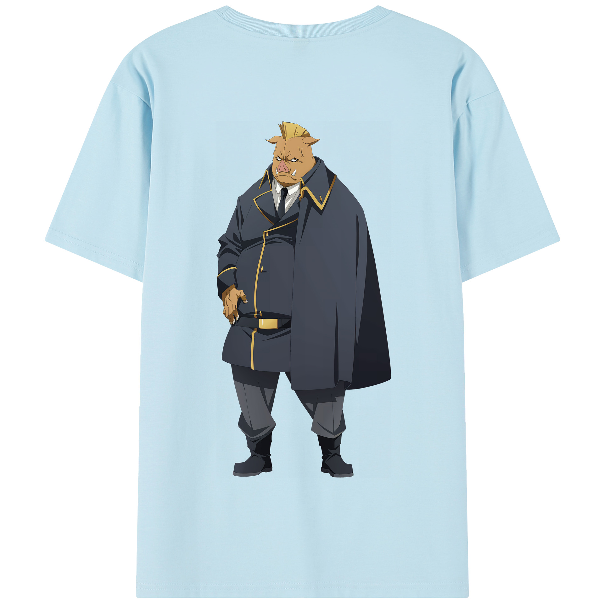 （画像用） 転スラ Regarding Reincarnated to Slime 綿100％半袖Tシャツ（背面プリント）
